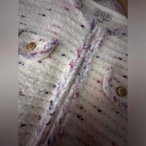 J. Crew Cropped Lady Jacket in Marled Yarn - Picture 11 of 15